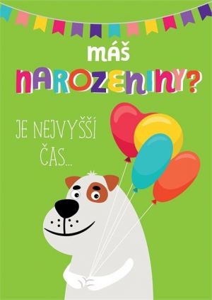 ALBI Hrací přání k narozeninám - Pořádná párty