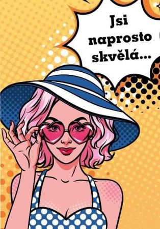 ALBI Hrací přání k narozeninám - Jsi naprosto skvělá