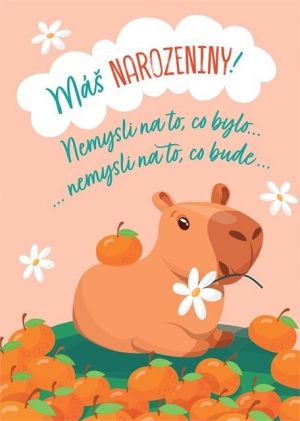 ALBI Hrací přání k narozeninám - Kapybara