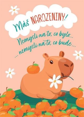 ALBI Hrací přání k narozeninám - Kapybara