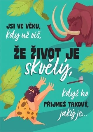 ALBI Hrací přání k narozeninám - Neandrtálec