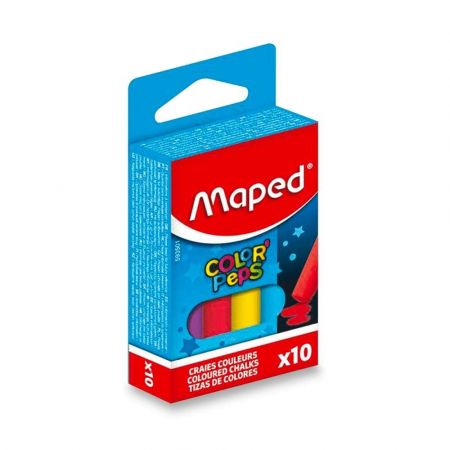 Křídy Maped - barevné, 10 kusů