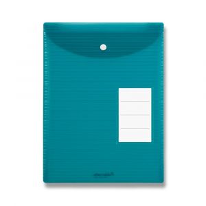 Spisovka s drukem Foldermate iWork, A4 - s horním plněním, modrozelená