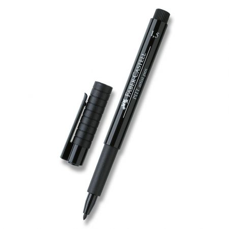 Popisovač Faber-Castell Pitt Artist Pen - 1,5 mm, černý
