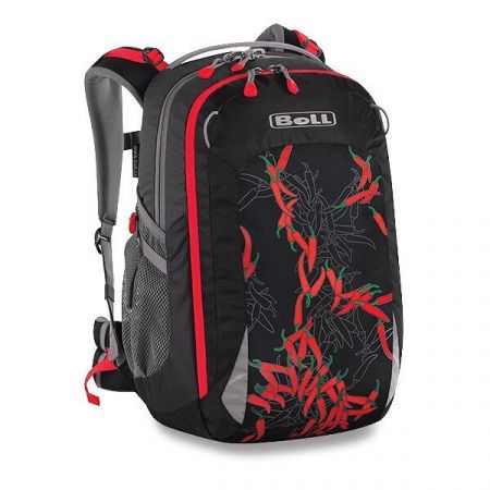 Školní batoh Boll Smart Artwork 24 Chilli Peppers - black