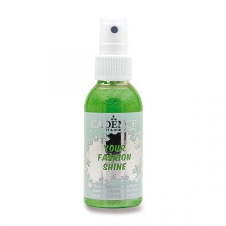 Barvy na textil Cadence Your Fashion Shine, 100 ml - zelená