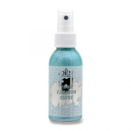 Barvy na textil Cadence Your Fashion Shine, 100 ml - tyrkysová