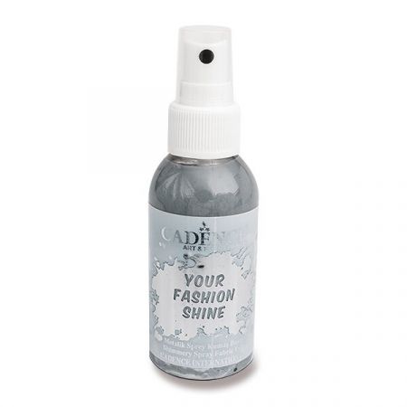 Barvy na textil Cadence Your Fashion Shine, 100 ml - šedá