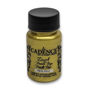 Akrylová barva Cadence Dora Metallic, 50 ml - zlatá