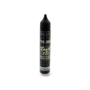 Metalická kontura Cadence, 25 ml - černá
