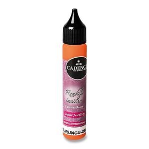 Tekuté perly Cadence, 25 ml - oranžová