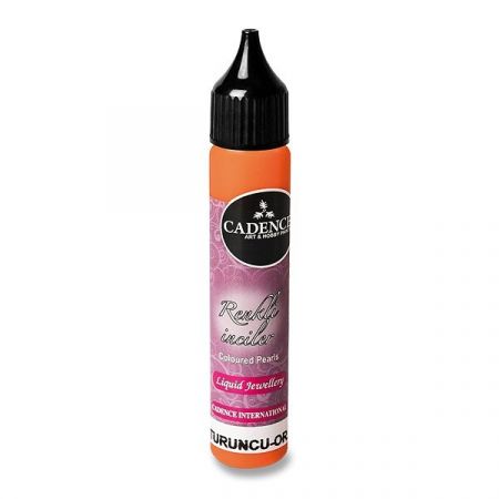 Tekuté perly Cadence, 25 ml - oranžová