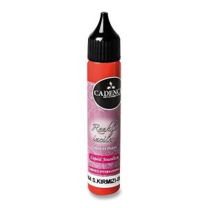 Tekuté perly Cadence, 25 ml - červená