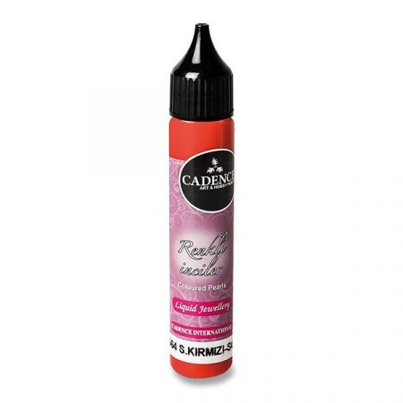 Tekuté perly Cadence, 25 ml - červená