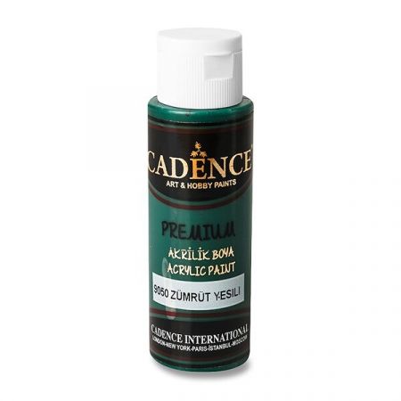 Akrylová barva Cadence Premium, 70 ml - smaragdová