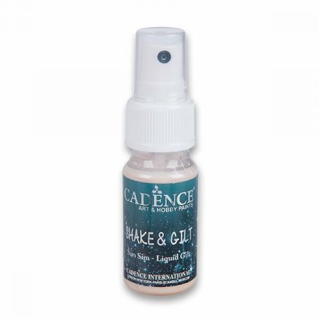 Textilní barva ve spreji Cadence, 25 ml - třpytivá zlatá