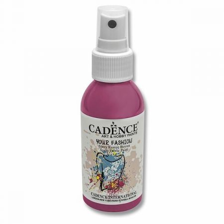 Barvy na textil Cadence Your Fashion, 100 ml - růžová