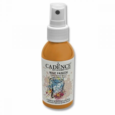 Barvy na textil Cadence Your Fashion, 100 ml - oranžová