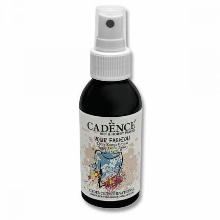 Barvy na textil Cadence Your Fashion, 100 ml - černá