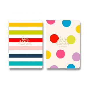 Náčrtník Shkolyaryk Muse Sketch &amp; Note Dots &amp; Stripes - A5, čistý, 64 listů