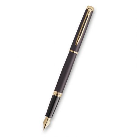 Plnicí pero Waterman Hémisphére The Understated Edit Lava Black GT - F