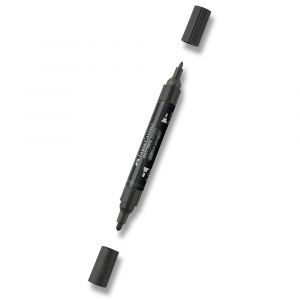 Akrylový popisovač Faber-Castell Multimark - 299, black glossy