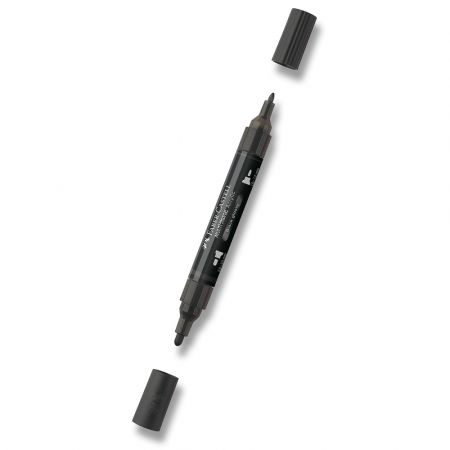 Akrylový popisovač Faber-Castell Multimark - 299, black glossy