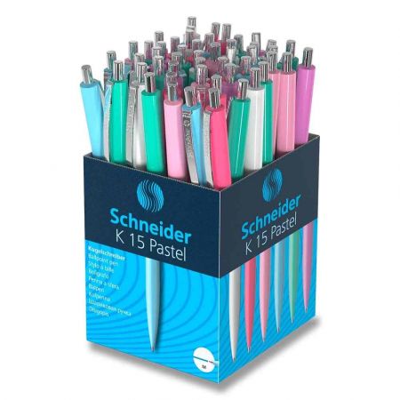 Kuličkové pero Schneider K 15 Pastel - mix barev