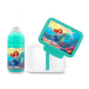 Set Zdravá lahev 0,5 l a Zdravá sváča - mořský koník a víla