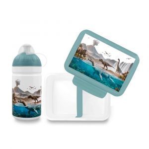 Set Zdravá lahev 0,5 l a Zdravá sváča - dinosauří svět