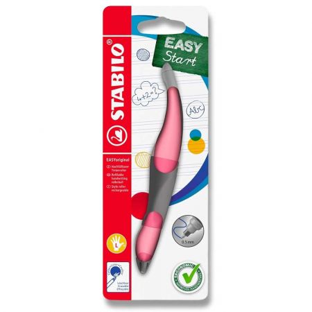 Roller STABILO EASYoriginal Pastel, pro leváky - pastelově růžová