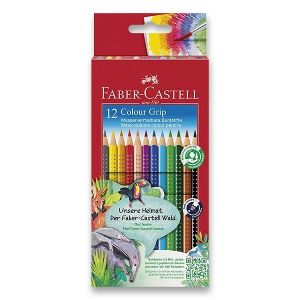 Pastelky Faber-Castell Colour Grip - 12 barev