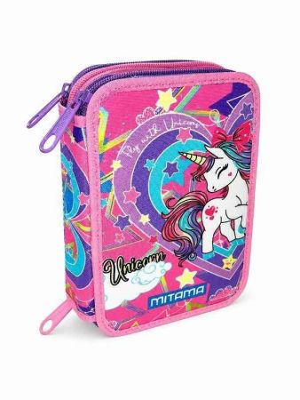 Penál plný "Triplo", Uni Dream, třípatrový, na zip, MITAMA 64977