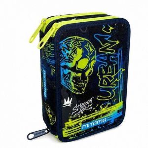 Penál plný "Triplo", Urban Evo, třípatrový, na zip, MITAMA 64973