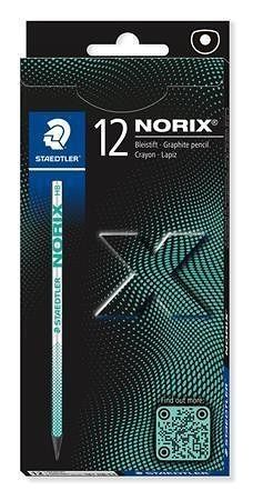 Grafitová tužka "Norix 181", zelená, 12 ks, HB, sada, STAEDTLER 181 HB-54