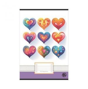 Sešit "Love", 87-32, A4, čtverečkovaný, 32 listů, OPTISCHOOL 27I8732-013