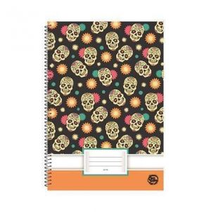 Spirálový sešit "Skull", A4, čistý, 70 listů, OPTISCHOOL 27ISS70-015