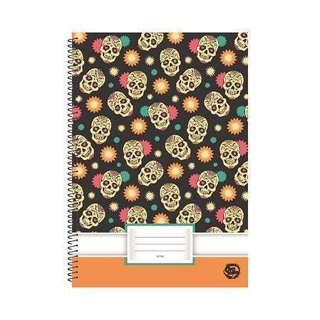 Spirálový sešit "Skull", A4, čistý, 70 listů, OPTISCHOOL 27ISS70-015