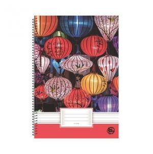 Spirálový sešit "Lampion", A4, linkovaný, 70 listů, OPTISCHOOL 27ISV70-009