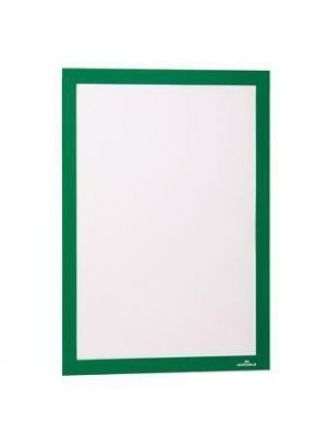 Prezentační rám "DURAFRAME", zelená, A4, samolepicí, 10 ks, DURABLE 488205