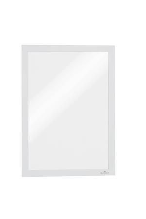 Prezentační rám "DURAFRAME", bílá, A4, samolepicí, 10 ks, DURABLE 488202