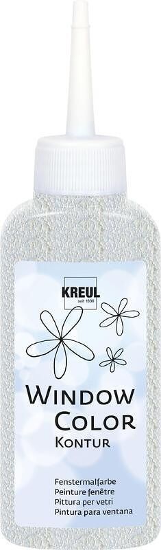 Barva na sklo Window Color, Konturovací barva, Transparent, 80ml, KREUL