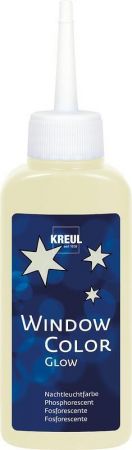Barva na sklo Window Color, Glow-in-the-dark Yellow, 80ml, KREUL