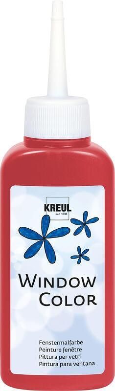 Barva na sklo Window Color, Dark Red, 80ml, KREUL