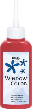 Barva na sklo Window Color, Dark Red, 80ml, KREUL