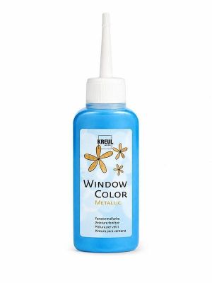 Barva na sklo Window Color, Metalic-Blue, 80ml, KREUL