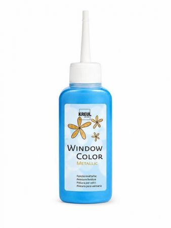 Barva na sklo Window Color, Metalic-Blue, 80ml, KREUL