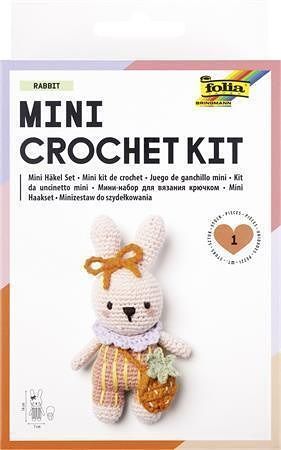 Sada na háčkování, králíček, mini (nová edice), FOLIA 23922