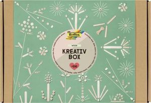 Creative craft set, wooden materials, FOLIA