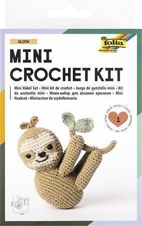 Sada na háčkování, lenochod, mini (nová edice), FOLIA 23921